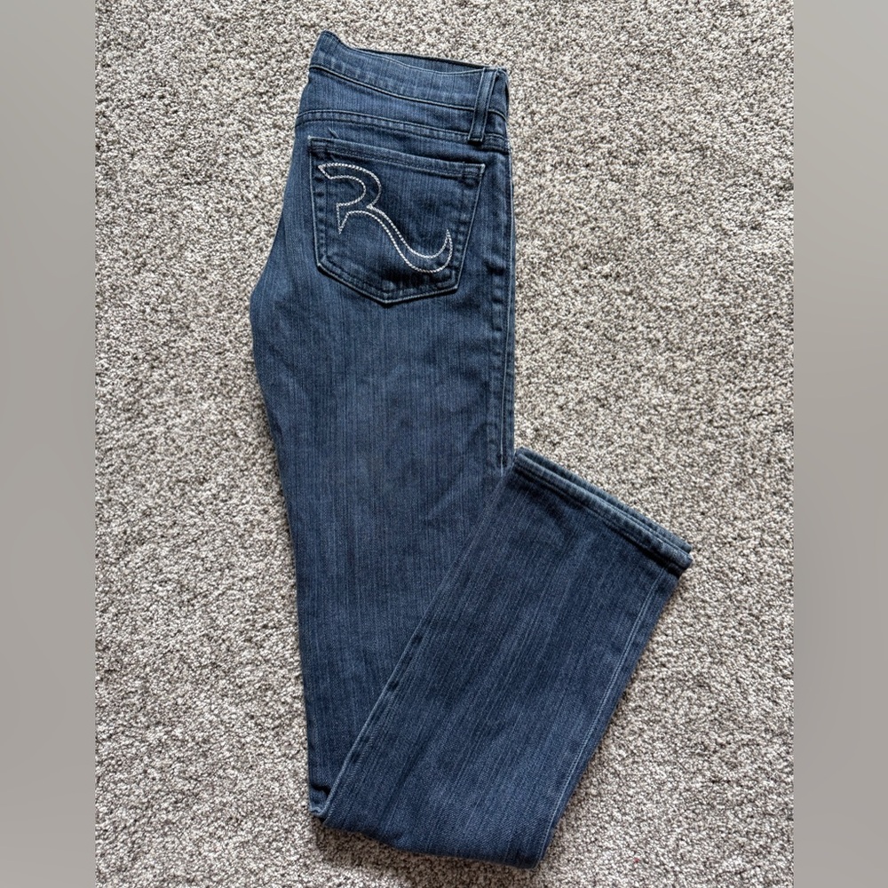 Rock & Republic Dark Blue Straight Leg Jeans